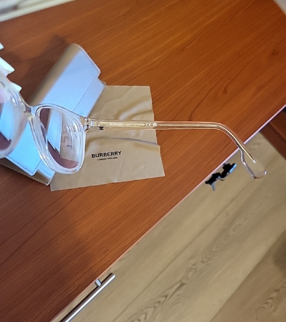 Burberry Transparent/Clear Glasses Frame - Picture 5 of 9
